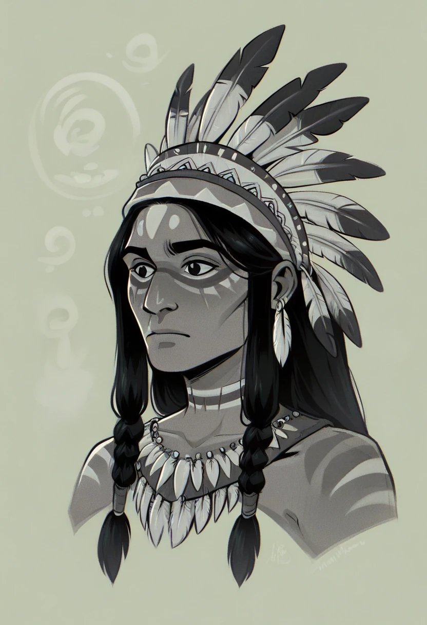 Arafe woman wearing a Native American dress with feathers on her head, native american, Native American Warriors, Native American Warriors, American Indian headdress, Indian warrior, Head dress, Wearing a Native American choker, Native American Art, Indigenous, feather native american headgear, Central headdress, : Native American Shamen Fantasy, Native Rich Jewelry, Tribal clothing