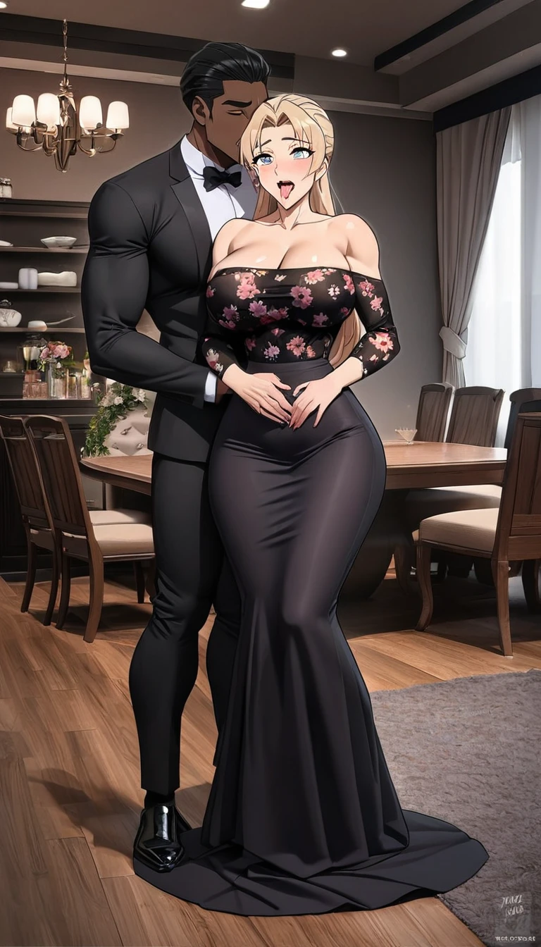 (****ung man), (1 asian Mom), (Duet), A mom seduces a young blackman，（strong and naked black man，short pants，muscle body，bodybuilder），（a young mom with big breasts，narrow waist，bare shoulders，(long skirt dressed, floral print, naked）, European 40 year old milfs and th****ung black man r, best quality:1.4), (Ultra-high resolution:1.2), (8K, RAW photos:1.2), Laurena Lexis, (1 Mom, 1 son), Moms showing off their curves, bend down, Wearing sexy clothes and shorts, and their young son, Clear eyes, A mother and her young son, ((French Kiss))