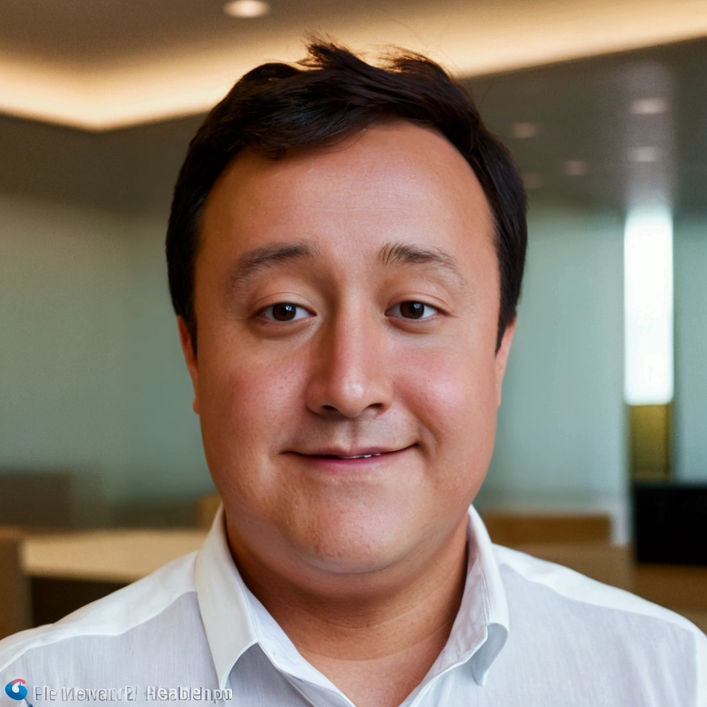A salesperson analyzing a dream project inspired by Pixar animation, up close. The character is the center of attention with captivating facial expressions, He's waving his hands offering a touch of reality