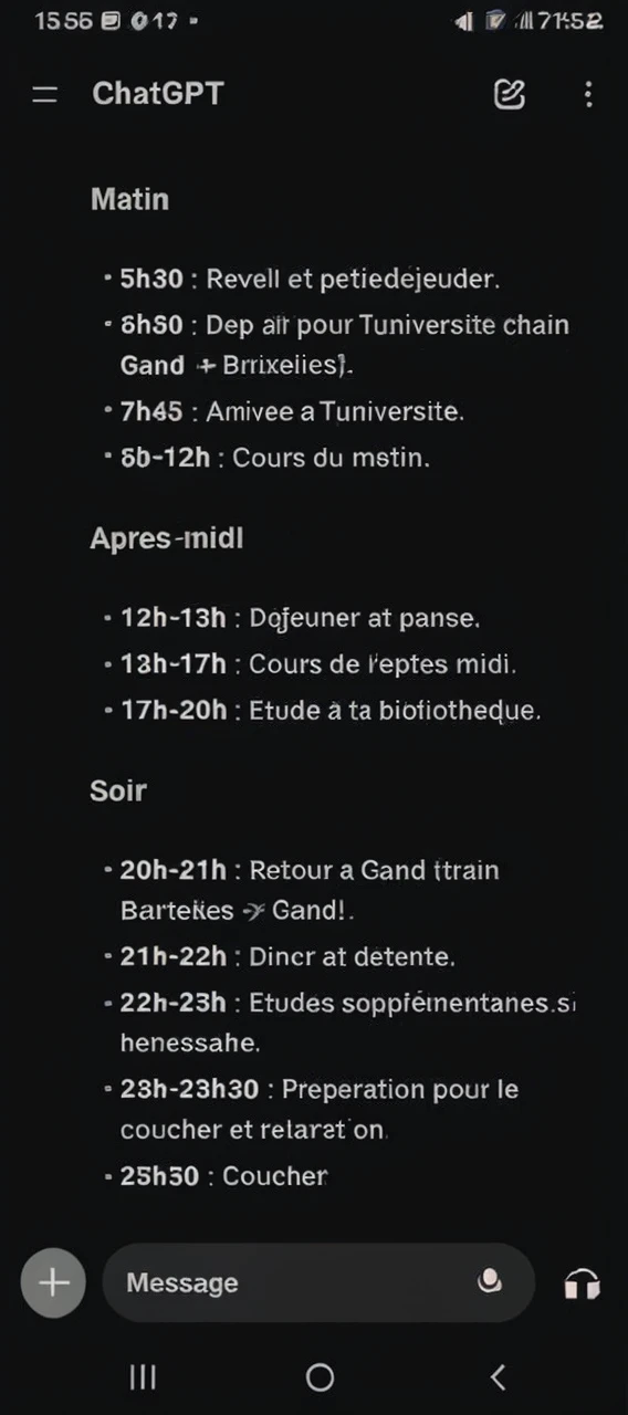 Organise se programme pour en faire un fond d'écran motivant 