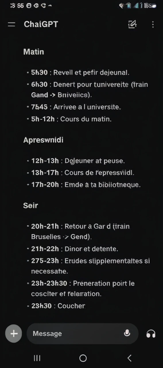 Organise se programme pour en faire un fond d'écran motivant