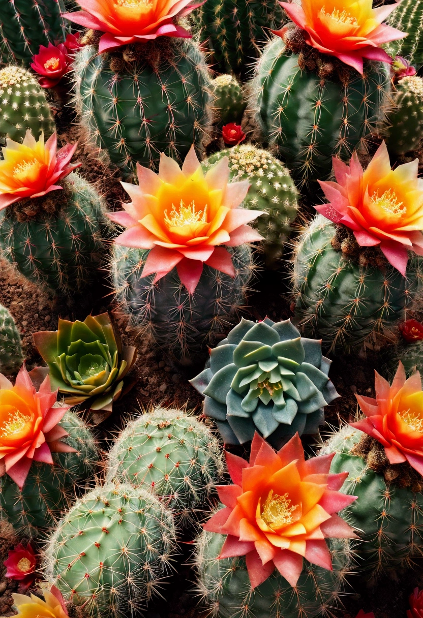 cactus multicolor