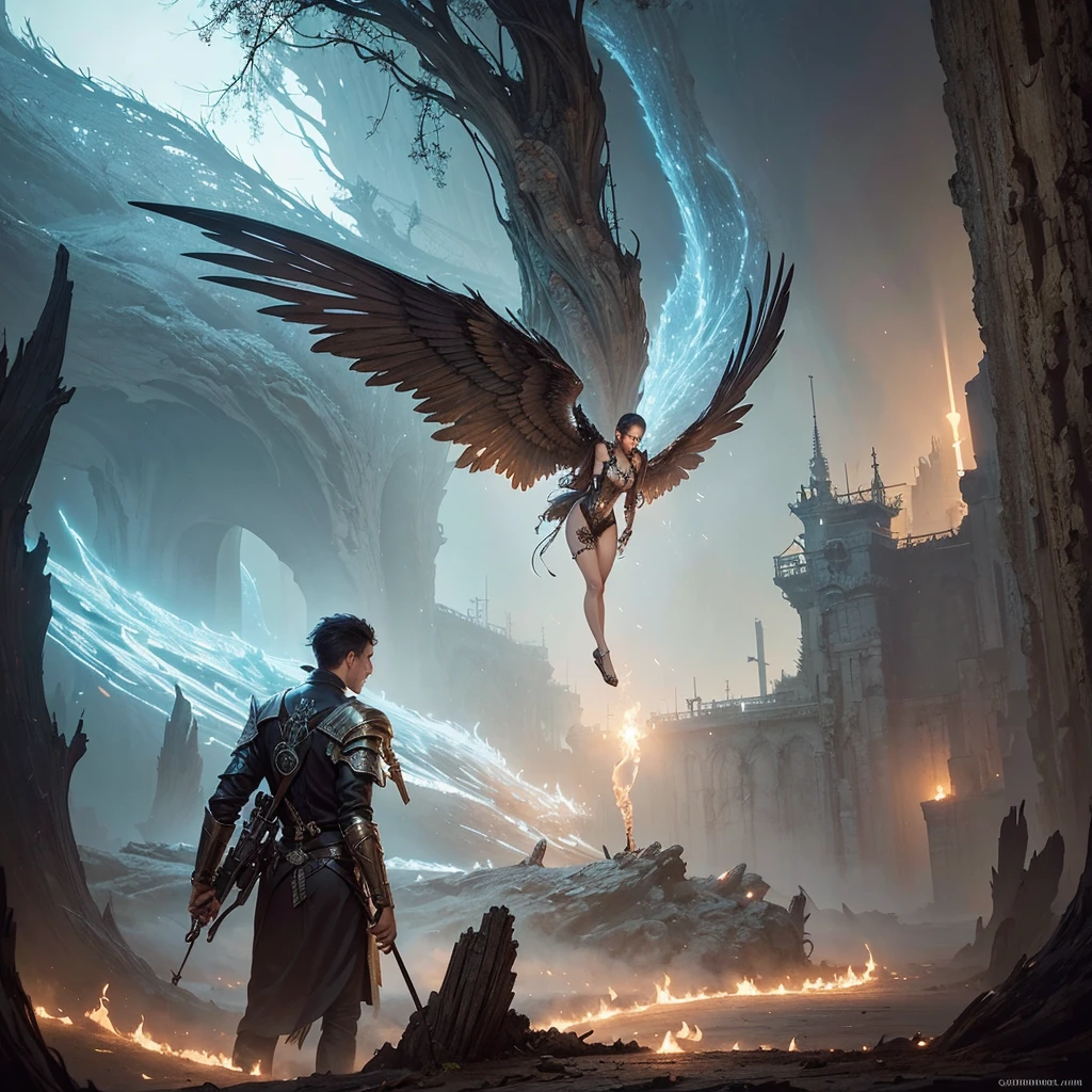 I spread my wings, bring you light.
I've been pushing walls for thousands of years.
The movement of my hands, the movement of broken bodies
You see exactly what you wanted to see
Trust only me, don’t tell anyone how you can change life everywhere alone, james jean, peter mohrbacher, asaf hanuka, kilian eng, alyssa monks, trending on artstation, hyperrealism, wlop, seb mckinnon, astral, dendritic, eldritch, mysterious