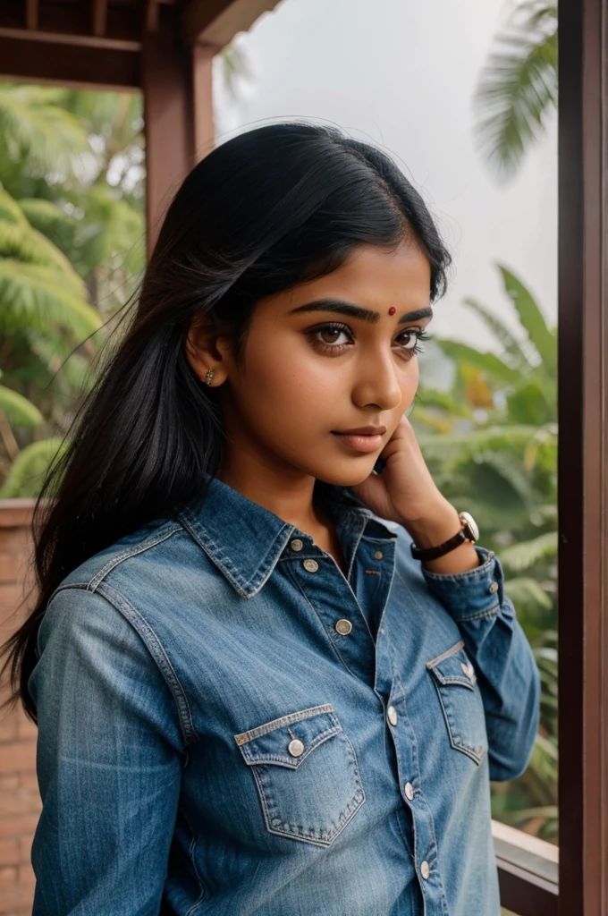 Indian 28 Year Girl, Semi Hidden Face,