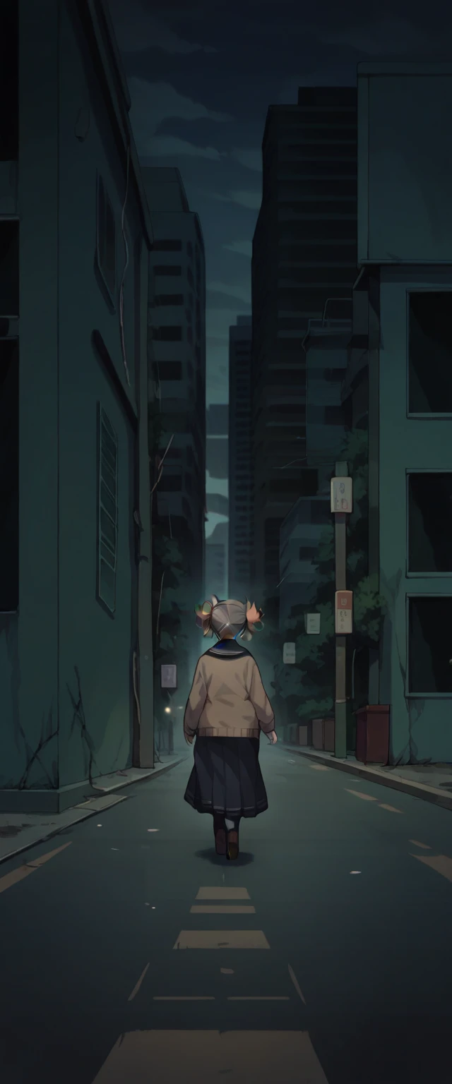 (Himiko Toga) (Tatsumaki) (Ochako Uraraka) walking down the street 