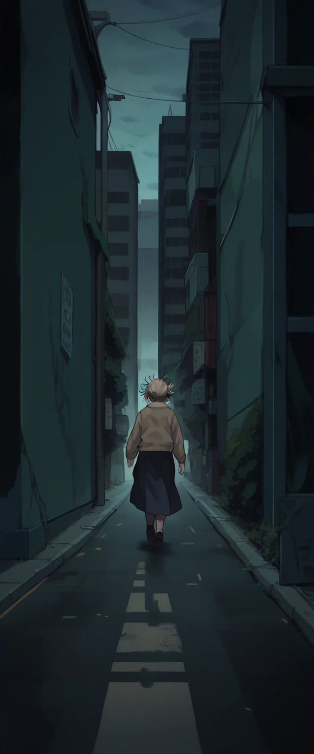 (Himiko Toga) (Tatsumaki) (Ochako Uraraka) walking down the street 