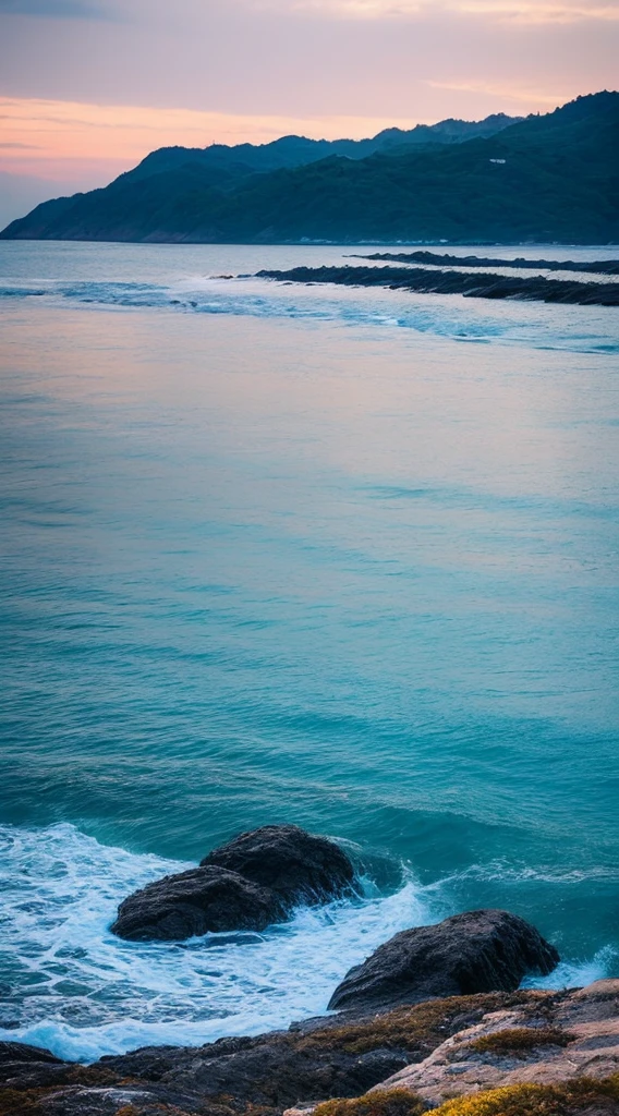 Shining Sea,landscape,Sparkling,Jewel-like stones