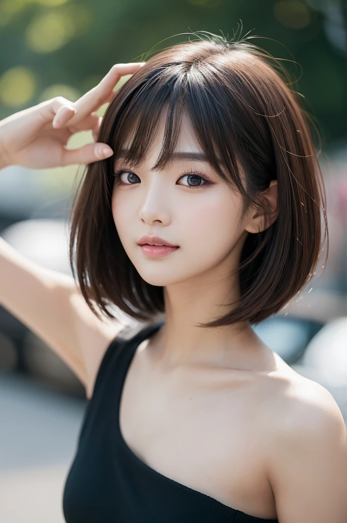 fashion Korean Model: masterpiece, Bob Hair, fashion写真 – S2 高解像度, Very detailed, Highest quality,smartphone,
Stunning beauty, Perfect skin texture, Realistic eye and facial details,bed,No clothes,
Selfie, Captivating smile,
length, Thin legs, Spiky haircut with slightly messy texture,
fashion性の高いポーズ, Sophisticated,
fashion photography with a cinematic, Blurred depth of field, Notice her attractive features,
fashion