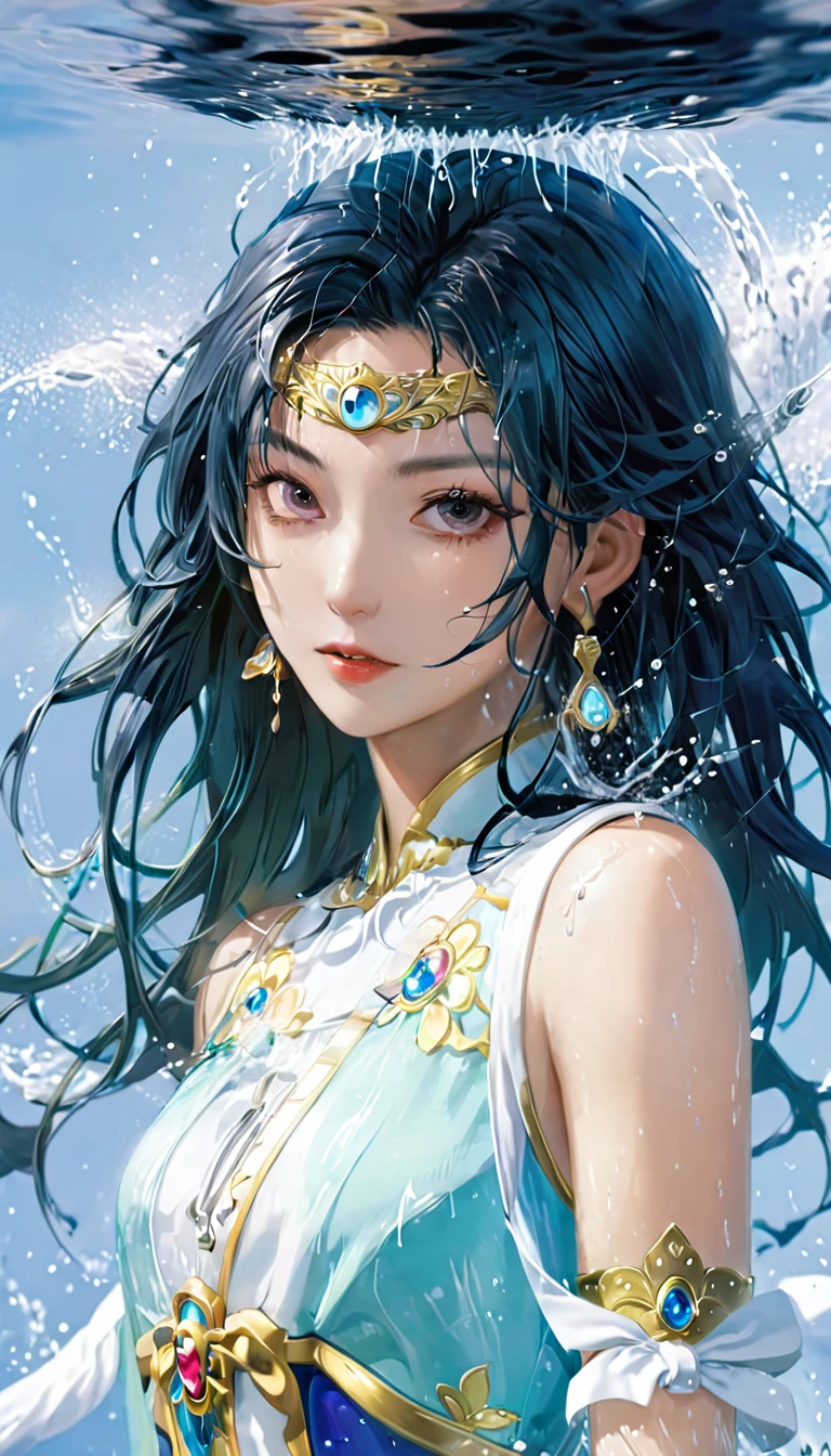 Water Princess, genshim impact style