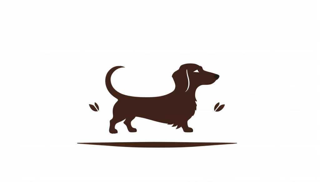 Logo marks of fashionable Japanese brands

Dachshund Logo

Cool Dachshund Logo

Dachshund sticks out his tongue, laughs, and jumps

Dachshund is colored white and brown

see someone wagging his tail

The dachshund runs through lush, traditional Japanese streets, bamboo bushes, bamboo leaves, and high-class Japanese flower fields

Pretty cool
chic and modern design

White background