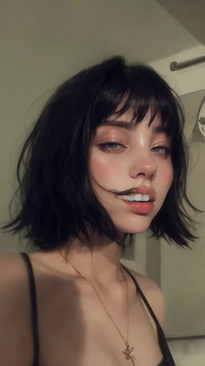 detailed photo of 1girl billieeilish,, proffesional, fot, excellent lighting, Impeccable, precision, rich colors, deep-shadows, Clarity, high resolution, sharp razor, composition, Light and Shade, timeless beauty, Captivated, artistry, artistrysanato, elegance, sophistication, exotic, detaileds, atmosphere, balance, masterful, technique, skillfully captured, splendid, visual impact, maximum quality, appealing, proffesional-grade, Aesthetics, perfect, Remarkable, Perfection, attention, dynamic, evocative, nuanced, DeepL, vibration, master class, breathtaking, inspirational, High definition, seducer, enchanting, texture, narrative, mesmerizing, cinematic, elite, artistry.