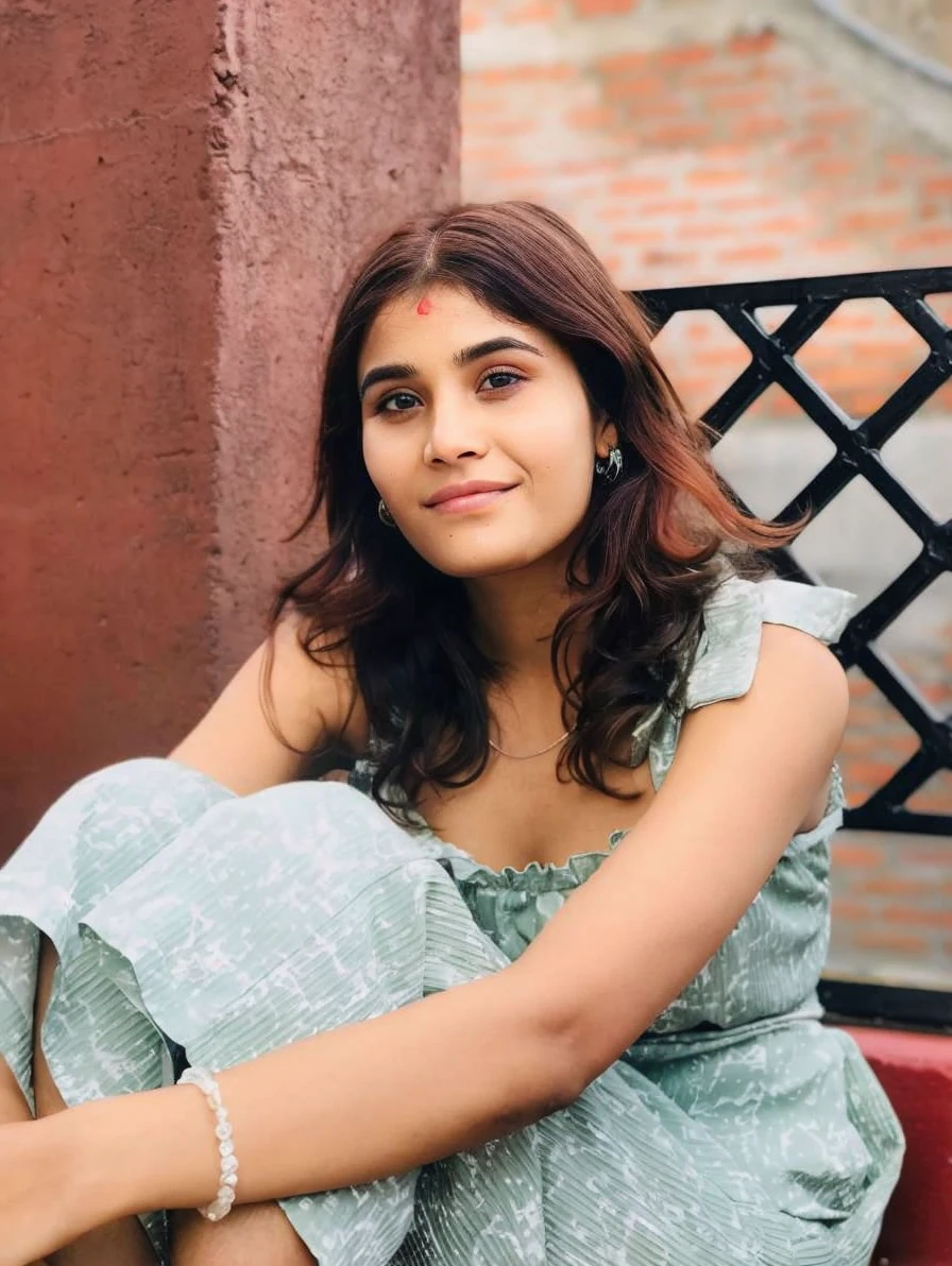 Add long beard and short hair with sun glasses