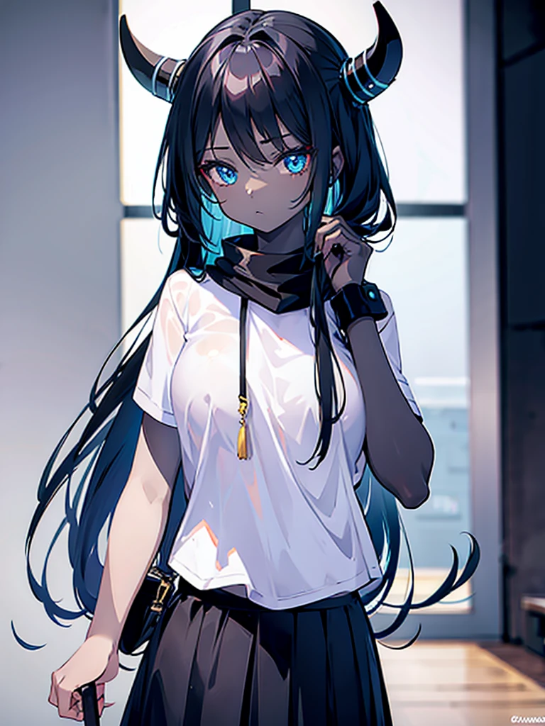 girl with black skin