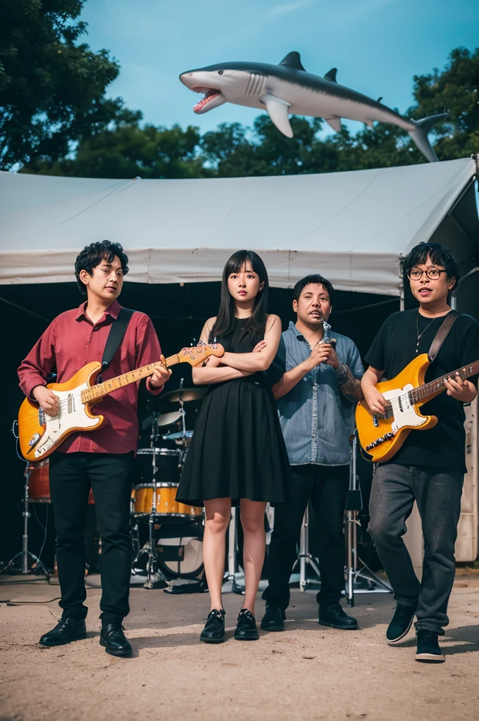 The legendary four-piece band、Neomorph Mole Shark