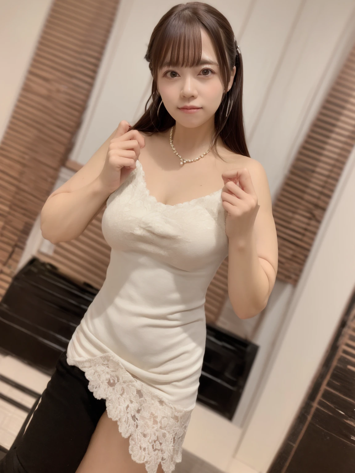 (8k, Best Quality, Masterpiece: 1.2),　young girl、masterpiece、onsen、(nude:1.8)、photo realistic、realistic、full body, flat chest