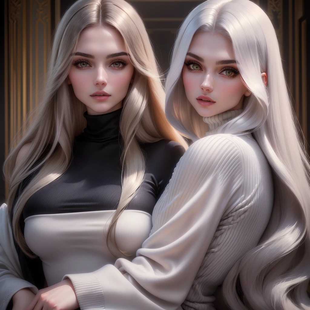 Arafed woman with long hair and turtleneck top., Anastasia Ovchinnikova, pale skin persian girl, Yelena Belova, extremely beautiful face, olga buzova, beautiful and attractive face, Perfect face ), Alina Ivánchenko, Anna Nikonova aka Newmilky, wonderful dark hair, Style of Julia Razumova, beautiful attractive face