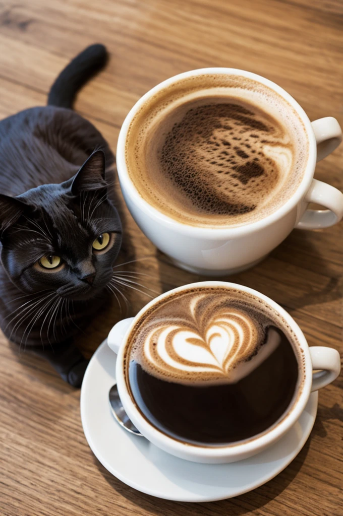 cat coffee
