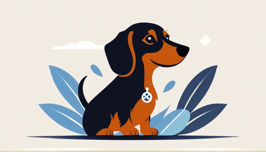 score_9, score_8_up, score_7_up, score_6_up, score_5_up, score_4_up, logo, 
A logo for a dog hottel, (head portrait), ((light Black&brown dachshund' black ear:1.25), text "Y Bnma", dog on the text, under the roof , dog bowl, dog ball, dog toys around, happy dog, pastell colors (orange, dark blue, blue, brown), 
LogoRedAF

the dachshund wags its tail and floats its paw

The dachshund's body has a tattoo-like pattern on it.
If you look closely, you can see the streets of Japan
bamboo leaves, bamboo bushes, and high-class flower fields
It looks like a tattoo.
Pretty cool