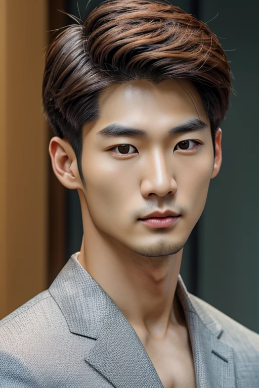 8k, RAW photo, best quality, masterpiece:1.2), (realistic, photo-realistic:1.37S Korea men different Korean males koreans with different strking handsome features looks appearances that are moulded sculpted sculptured chiseled sharp angled angular broad high cheekbones full square jawed almond shaped eyes light hazel amber or honey colors eyes