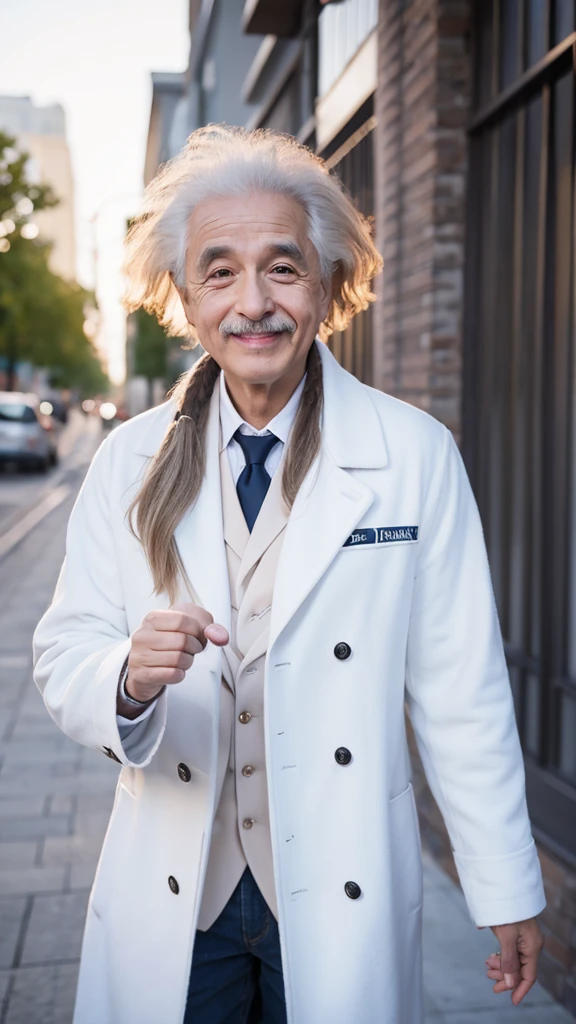 Future Einstein White Coat Smile