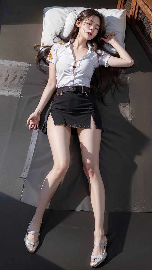Black color, black tight skirt, black color skirt,