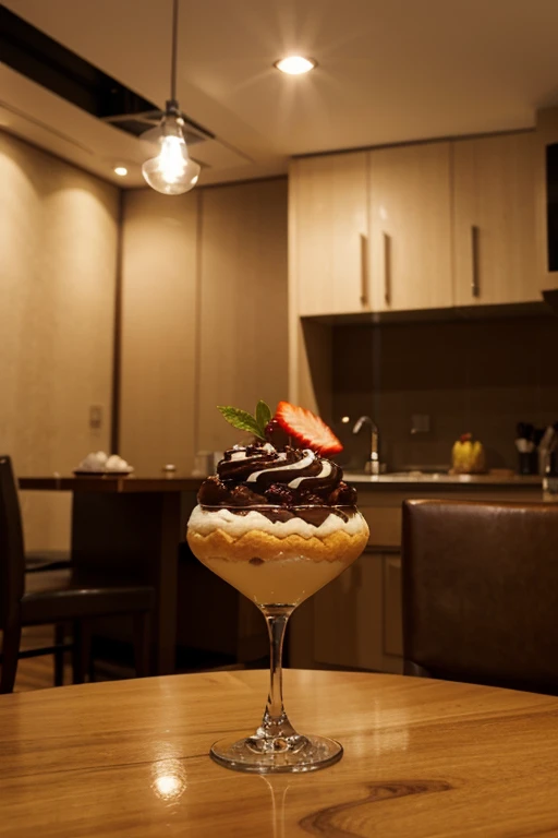 Create a 3D image of gourmet desserts 
, that is classic and encourages clients to a calm and safe environment that provides a youthful atmosphere and that shows that we accept the freedom of everyone