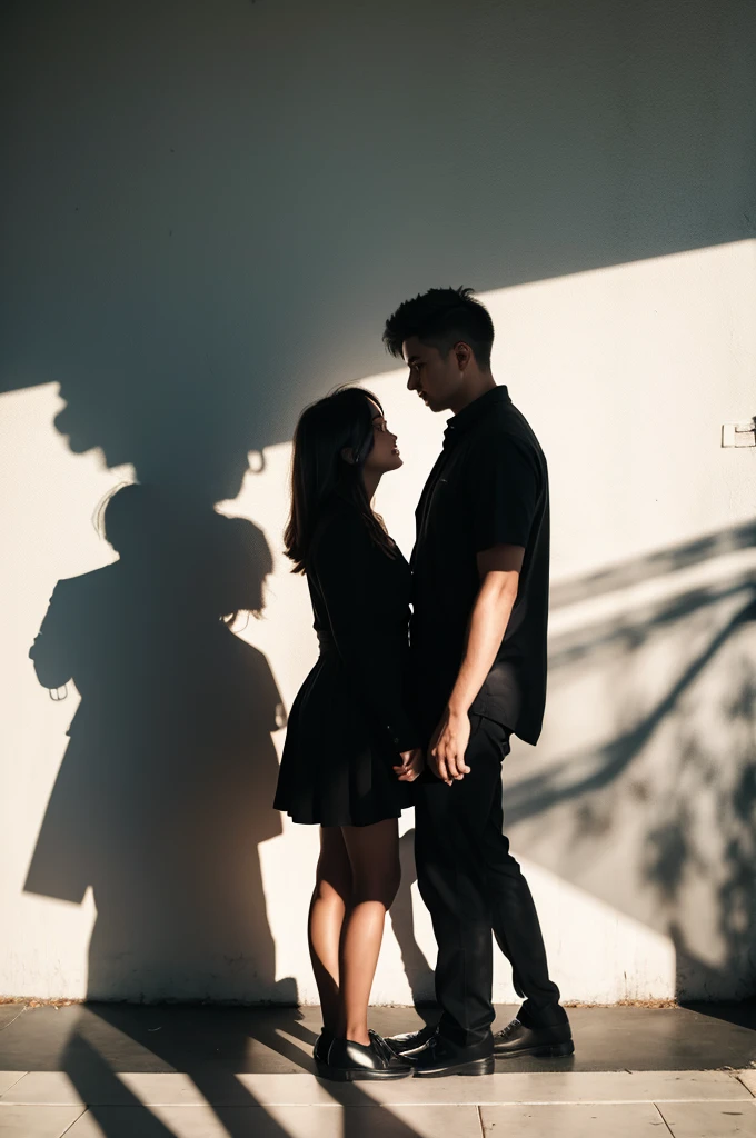 shadow of a couple