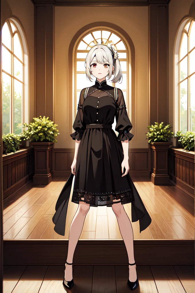 masterpiece, 32k, extremely detailed, finely detail, intricate details,
BREAK
(absurdres:1.1, highres:1.1, ultra detailed:1.1),
insanely detailed, absurdres,
(high resolution:1.1, ray tracing:1.1, refraction:1.1)
(1 female, 独奏:1.3),
BREAK
perfect symmetrical face, pony tail, Casual wear,
BREAK
(((full body))), standing,
BREAK