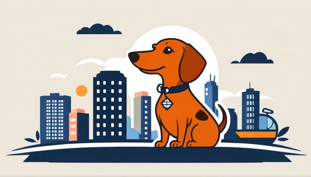 Score: Dachshund with a cool Japanese cityscape tattoo_9, score_8_up, score_7_up, score_6_up, score_5_up, score_4_up, logo,
A logo for a dog hottel, (head portrait), ((light Black&brown dachshund' black ear:1.25), Text "Y Bnma", dog on the Text, under the roof , dog bowl, dog ball, dog toys around, happy dog, pastell colors (orange, dark blue, blue, brown),
LogoRedAF
the dachshund wags its tail and floats its paw
The dachshund's body has a tattoo-like pattern on it.
If you look closely, you can see the streets of Japan
bamboo leaves, bamboo bushes, and high-class flower fields
It looks like a tattoo.
Pretty cool