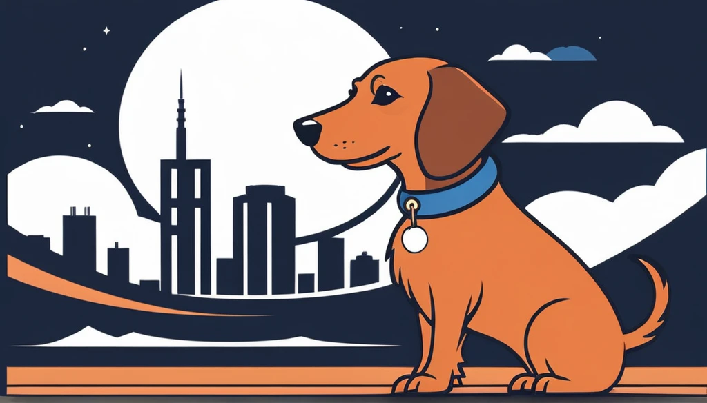 Score: Dachshund with a cool Japanese cityscape tattoo_9, score_8_up, score_7_up, score_6_up, score_5_up, score_4_up, logo,
A logo for a dog hottel, (head portrait), ((light Black&brown dachshund' black ear:1.25), Text "Y Bnma", dog on the Text, under the roof , dog bowl, dog ball, dog toys around, happy dog, pastell colors (orange, dark blue, blue, brown),
LogoRedAF
the dachshund wags its tail and floats its paw
The dachshund's body has a tattoo-like pattern on it.
If you look closely, you can see the streets of Japan
bamboo leaves, bamboo bushes, and high-class flower fields
It looks like a tattoo.
Pretty cool