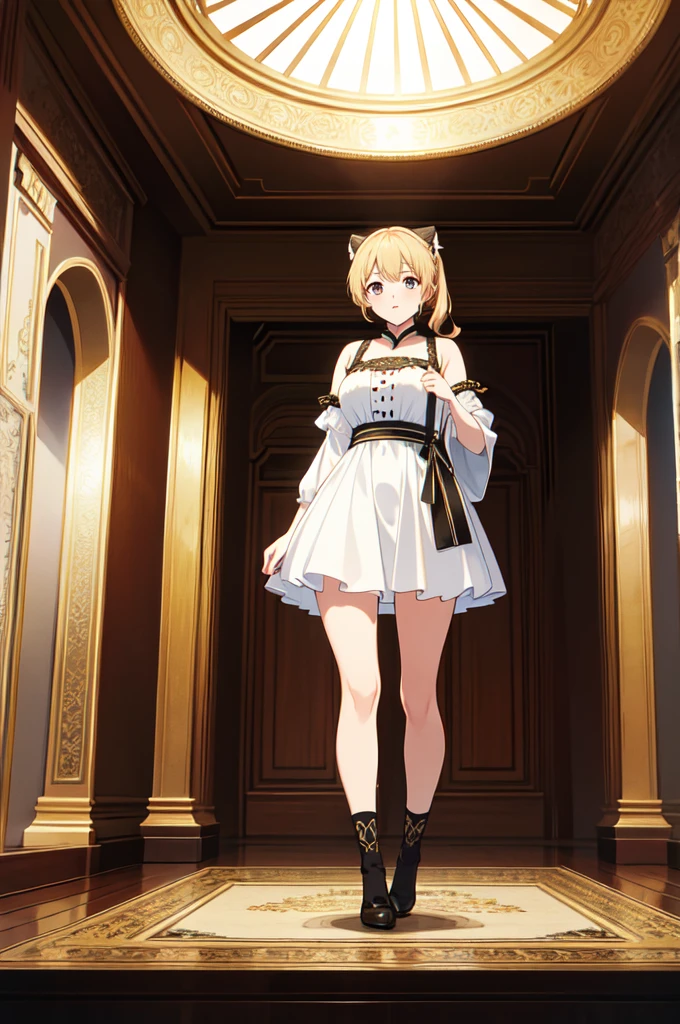 masterpiece, 32k, extremely detailed, finely detail, intricate details,
BREAK
(absurdres:1.1, highres:1.1, ultra detailed:1.1),
insanely detailed, absurdres,
(high resolution:1.1, ray tracing:1.1, refraction:1.1)
(1 female, 独奏:1.3),
BREAK
perfect symmetrical face, pony tail, Casual wear,
BREAK
(((full body))), standing,
BREAK