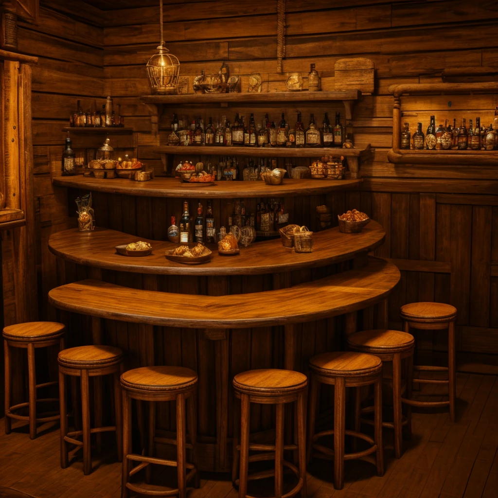 A realistic cinematic background of a wild west bar