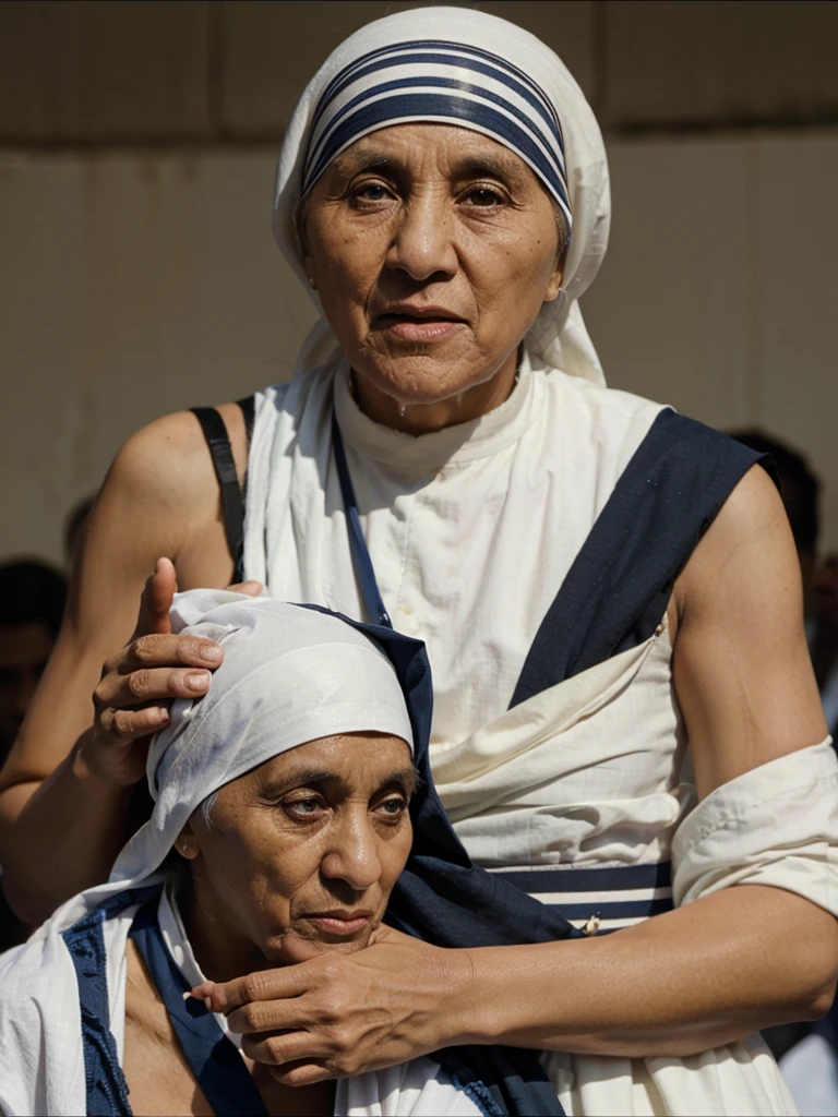 mother teresa fighiting against black people
