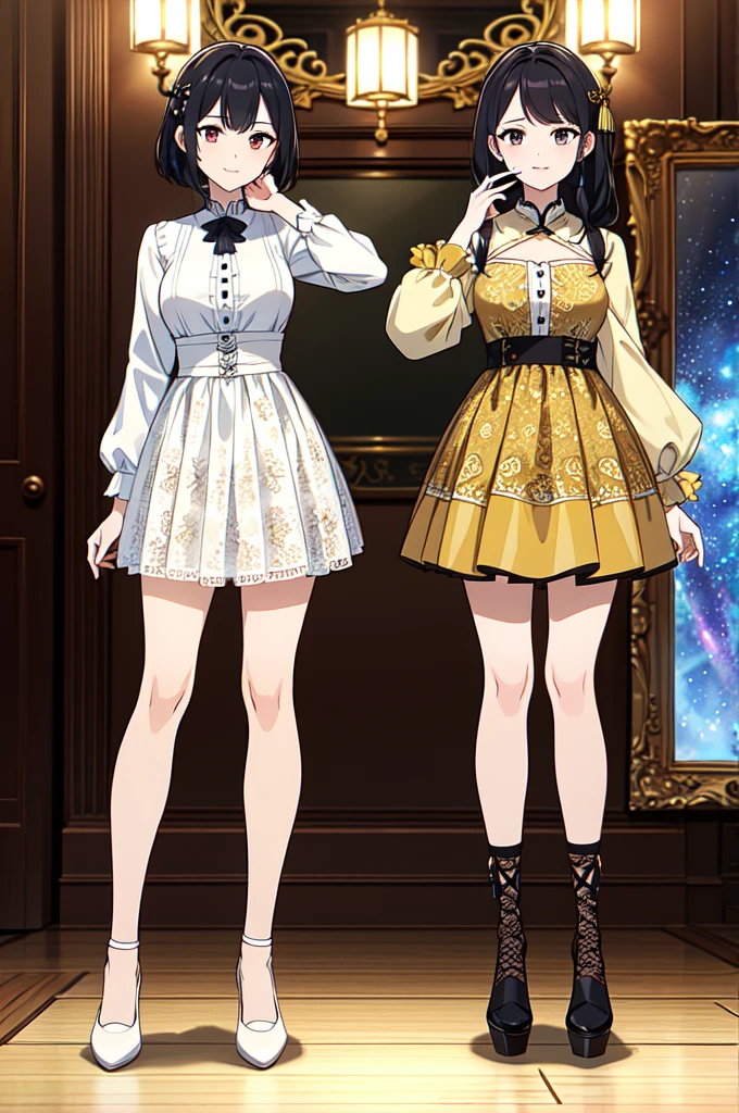 masterpiece, 32k, extremely detailed, finely detail, intricate details, 
BREAK
(absurdres:1.1, highres:1.1, ultra detailed:1.1),
insanely detailed, absurdres, 
(high resolution:1.1, ray tracing:1.1, refraction:1.1)
(1 female, 独奏:1.3), 
BREAK
perfect symmetrical face, pony tail, Casual wear, 
BREAK
(((full body))), standing, 
BREAK