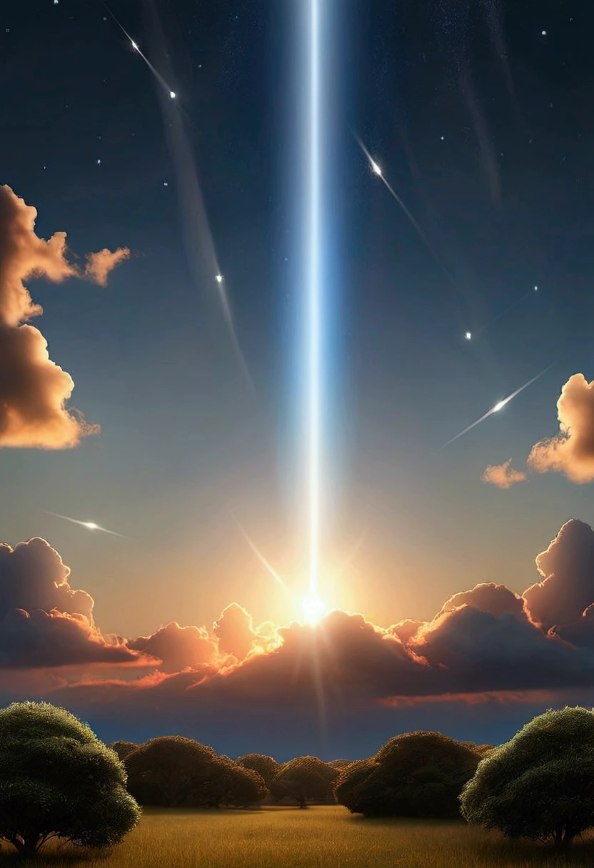 a shinning light in the heavens