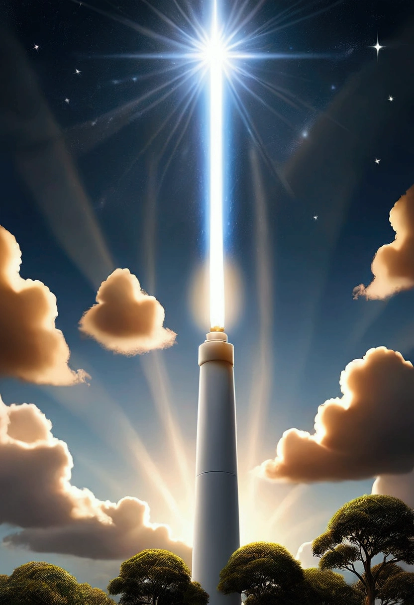 a shinning light in the heavens