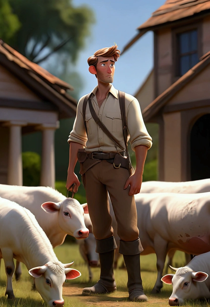 A messenger arrives breathlessly at Job's estate, delivering devastating news of raids and loss. How would you describe the emotional turmoil Job experiences upon hearing about the destruction of his livestock and servants? What might be going through his mind in that moment?