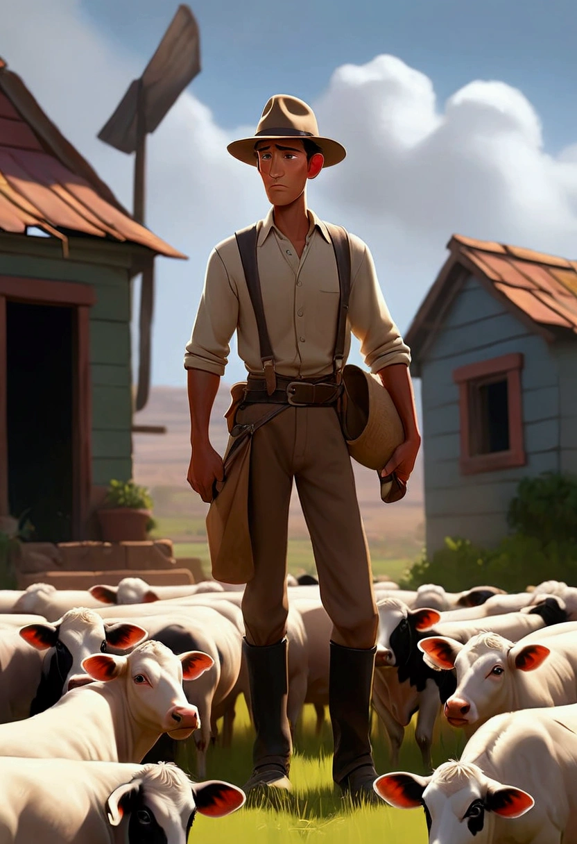 A messenger arrives breathlessly at Job's estate, delivering devastating news of raids and loss. How would you describe the emotional turmoil Job experiences upon hearing about the destruction of his livestock and servants? What might be going through his mind in that moment?