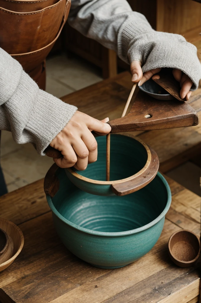 Related to the making of a traditional pot