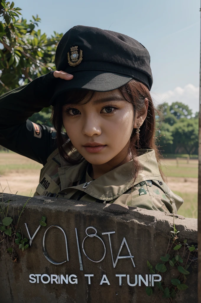 The BTS army group logo at the bottom is written, army SMI-CIANJUR
