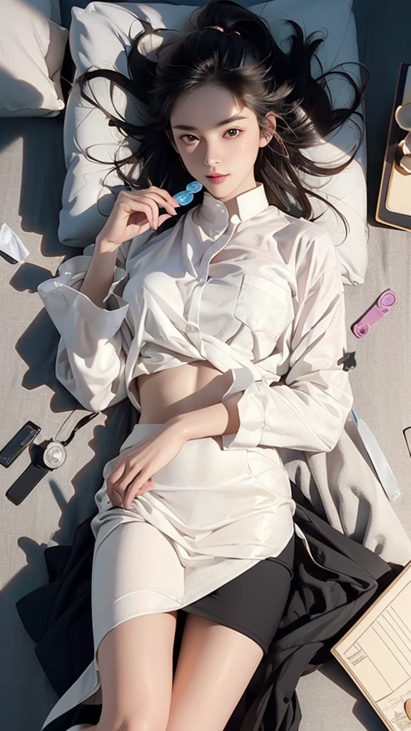 1 girl,mature woman,steaming the body,long sleeve,bed,sex toys,Vibrator,Dildo,(lie:1.3),on the back,condom wrapping paper,condom strip packet,Use a condom.,
pureerosface_Version 1,Red-panic button-plus,Shiny skin,(from_above:1.5),(Panorama:1.1),pencil skirt,, ultra wide angle,movie style,8ก,raw photos,Realistic photos,Masterpiece,best quality,height,very detailed,complicated details,Ridiculous resolution,High quality texture,Fine texture,colorful,professional lighting,ray,Photon mapping,Physical rendering,High quality shadow,Ray Tracing,perfect body,perfect face,HDR,Long, slender legs,perfect hand,perfect feet