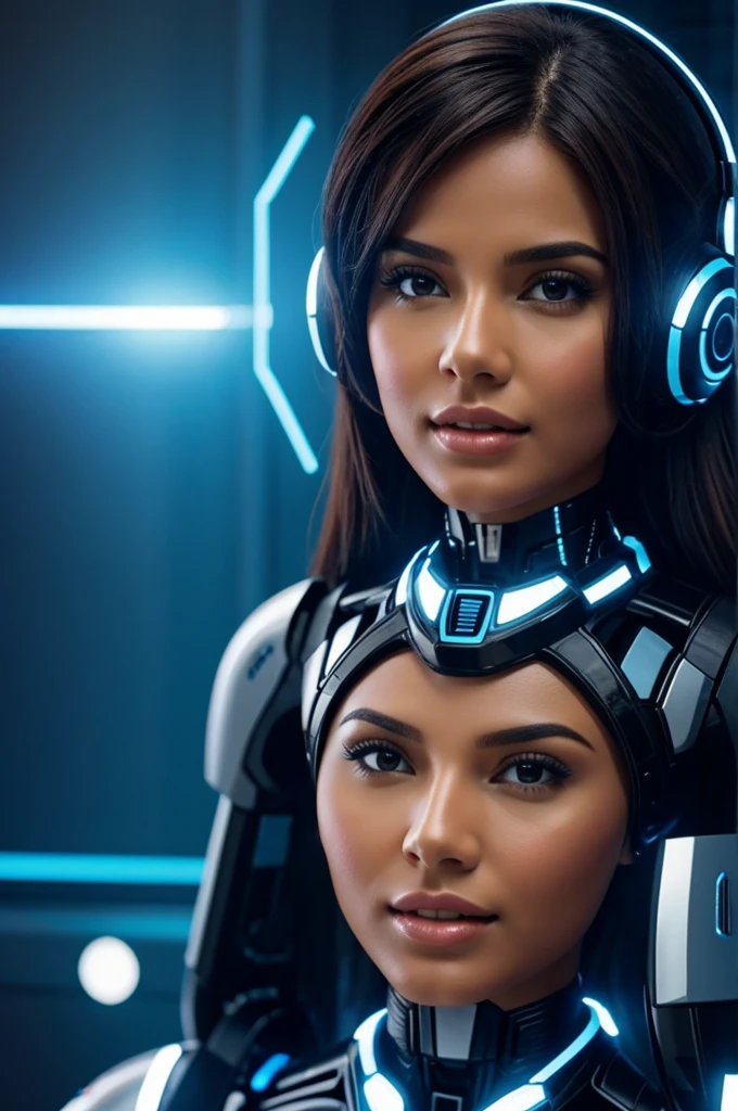 Artificial Intelligence Latin Woman