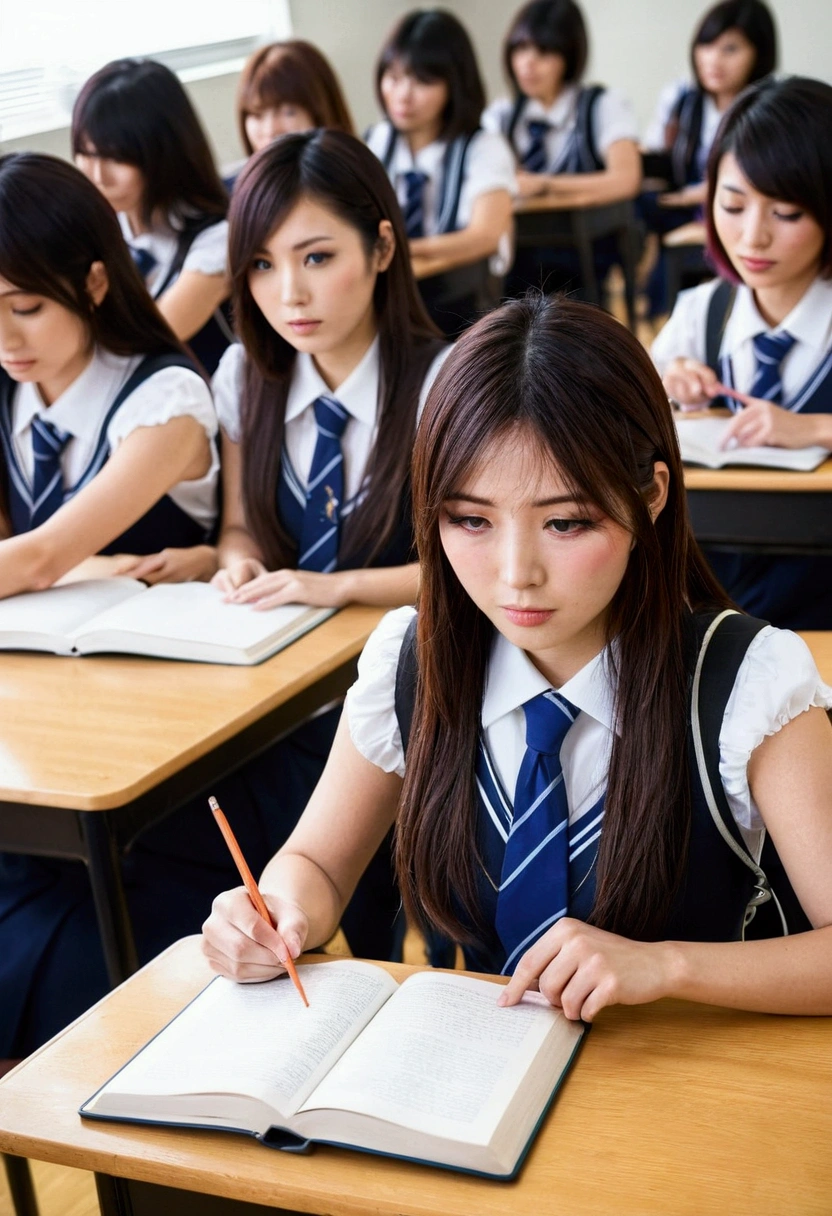Uncensored Japanese students