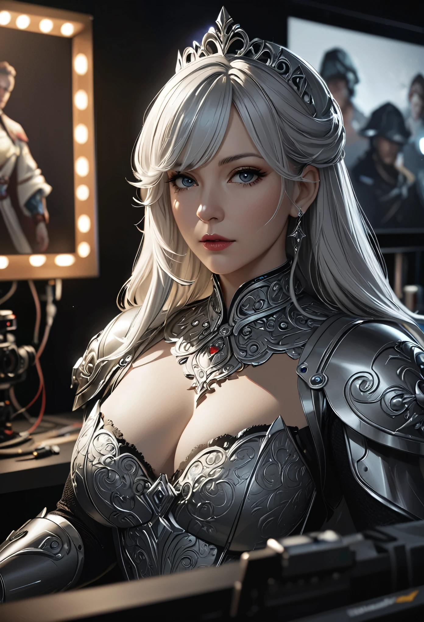 (mature:1.2) Style Princess, (Tifkeller:1.08), masterpiece, Highest quality, Highest quality, Cinema Lighting, (Volumetric lighting), Very detailed CG unity 8k wallpaper, Concentrated, 8k wallpaper, 4k wallpaper, Very detailed, Ultra-realistic, Realistic, Sharp focus, Absurd, (High resolution:1.2), (High Contrast), photograph, Detailed and complex, Instagram, Portraiture, Very detailed, Digital Painting, Art Station, Concept Art, Smooth, Sharp focus, figure, Cinema Lighting