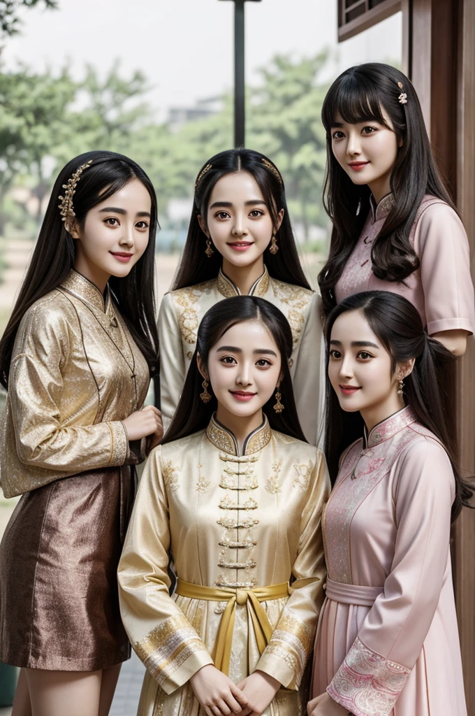 Zhao lusi, dilraba dilmurat and kim yoo-jung together