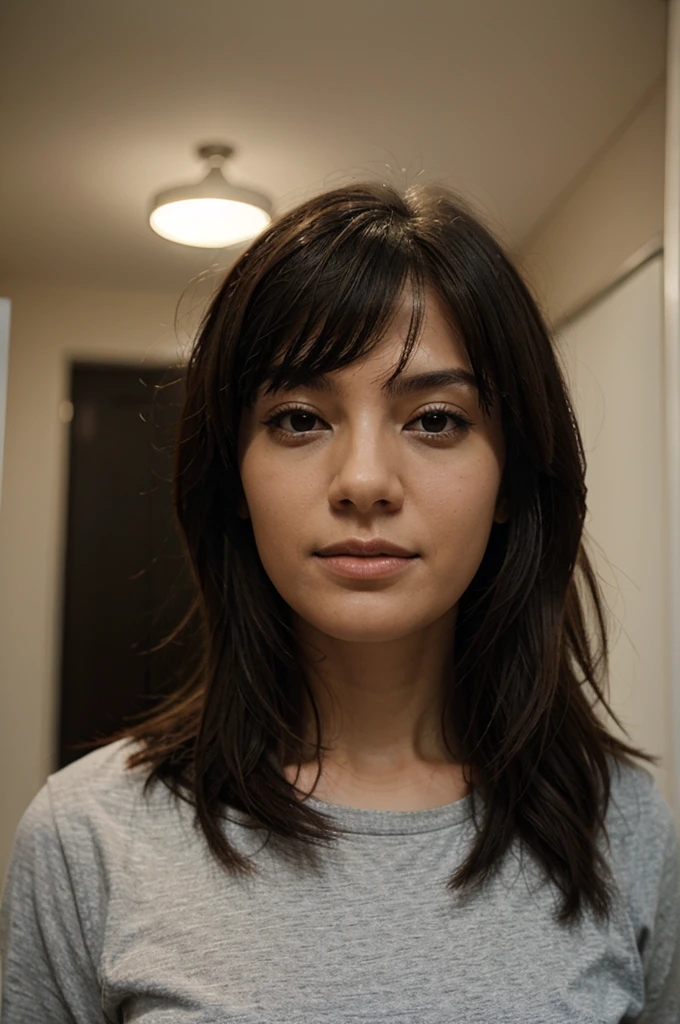 (head of'artwork, superior quality, best quality, beautiful and aesthetic:1.2), extremely detailed, photo d'one person woman, haut ample et mini jupe, blissful, lever du soleil, 21 ans, corps parfait, Visage rare et parfait, (highly detailed skin), cheveux longs noirs, Texture de la peau, Mise au point nette sur un visage rare, yeux bleu parfaits, (Photorealistic), grain de film, first name Samira,