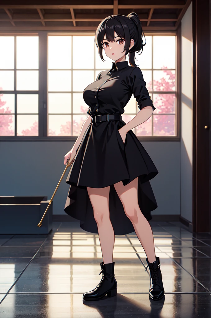 masterpiece, 32k, extremely detailed, finely detail, intricate details,
BREAK
(absurdres:1.1, highres:1.1, ultra detailed:1.1),
insanely detailed, absurdres,
(high resolution:1.1, ray tracing:1.1, refraction:1.1)
(1 female, solo:1.3),
BREAK
perfect symmetrical face, pony tail, ((黒のロングスカート)), ((ベージュのカーディガン))
BREAK
(((full body))), standing,
BREAK