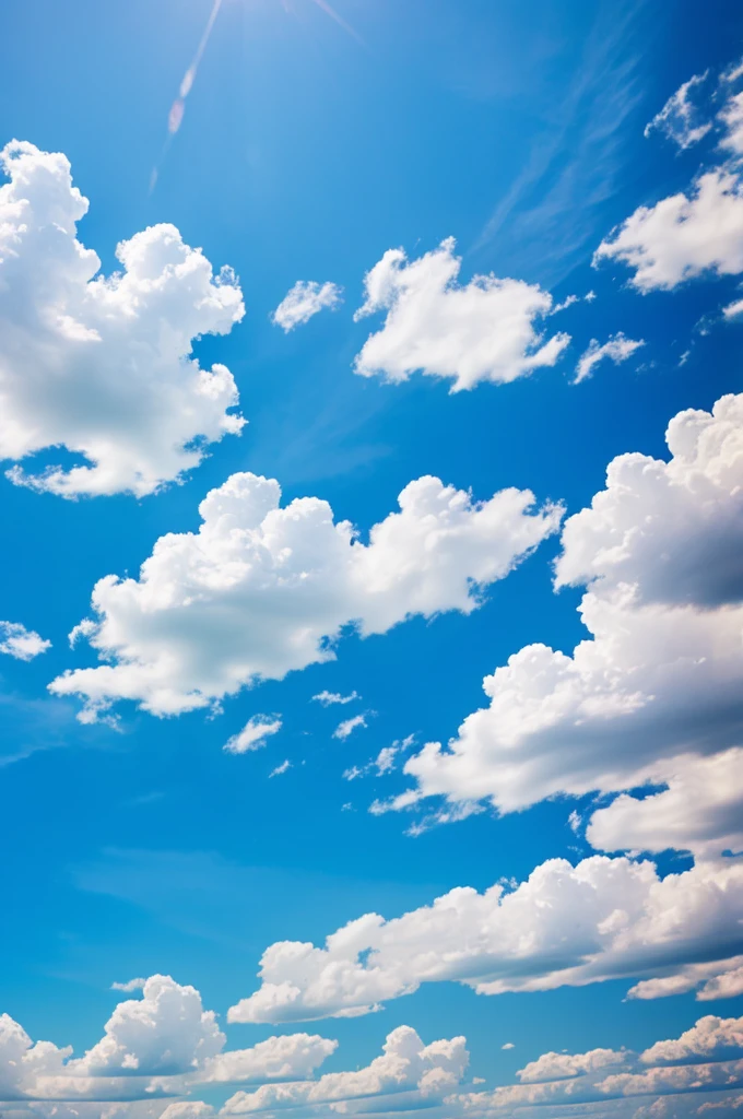 Blue anime sky 