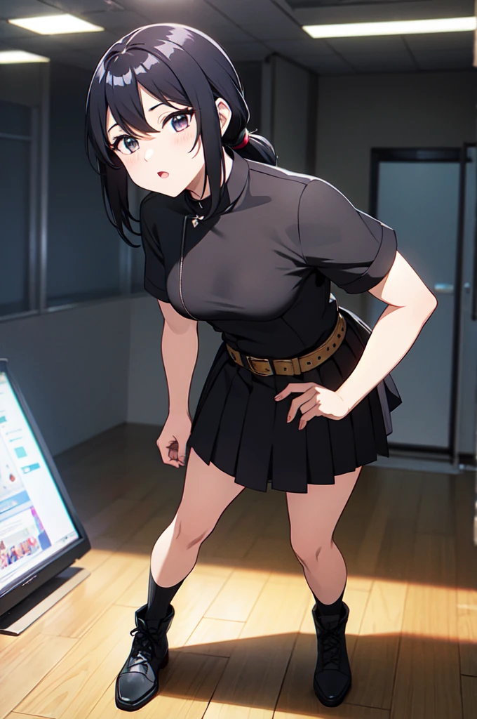 masterpiece, 32k, extremely detailed, finely detail, intricate details, 
BREAK
(absurdres:1.1, highres:1.1, ultra detailed:1.1),
insanely detailed, absurdres, 
(high resolution:1.1, ray tracing:1.1, refraction:1.1)
(1 female, solo:1.3), 
BREAK
perfect symmetrical face, pony tail, ((黒のロングスカート)), ((ベージュのカーディガン))
BREAK
(((full body))), standing, 
BREAK