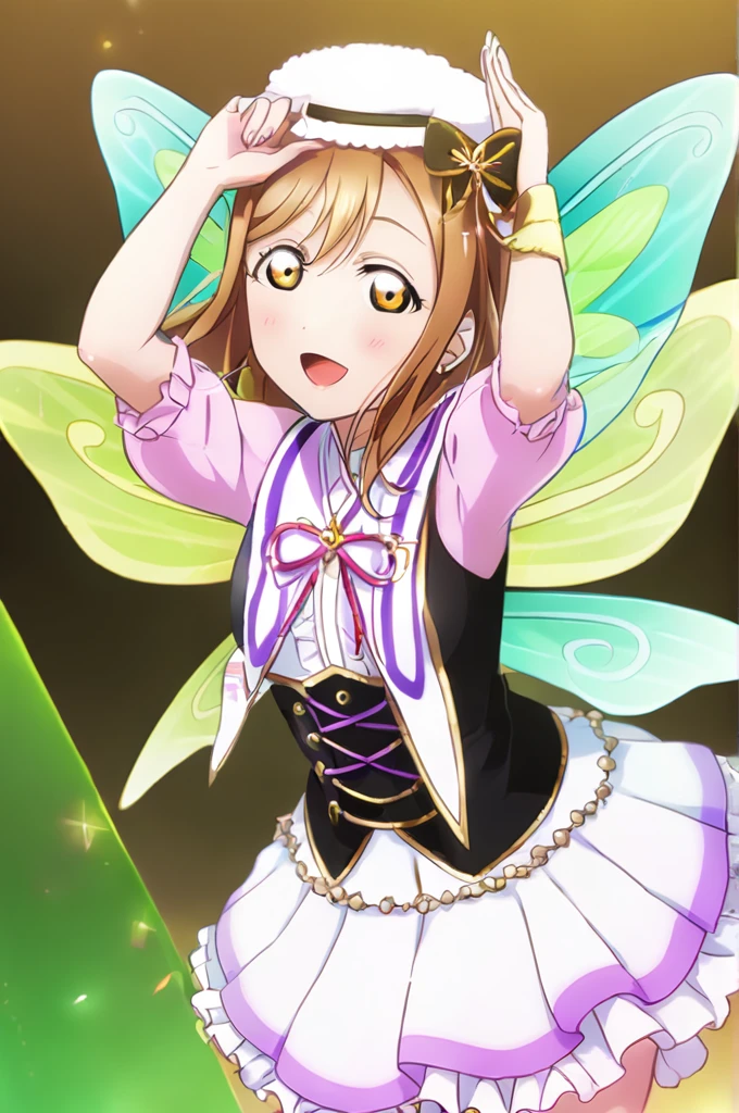 Hanamaru Kunikida、One Woman、Cross your arms above your head、Fairy Wings、